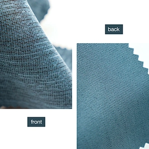 Cationic elastic knitted knitted fabric